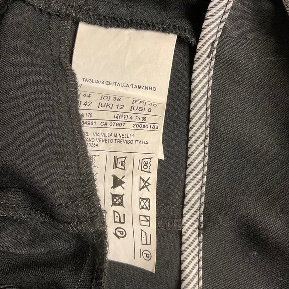 Sisley black high-rise pencil skirt size US 8 new with no tags - Picture 4 of 9